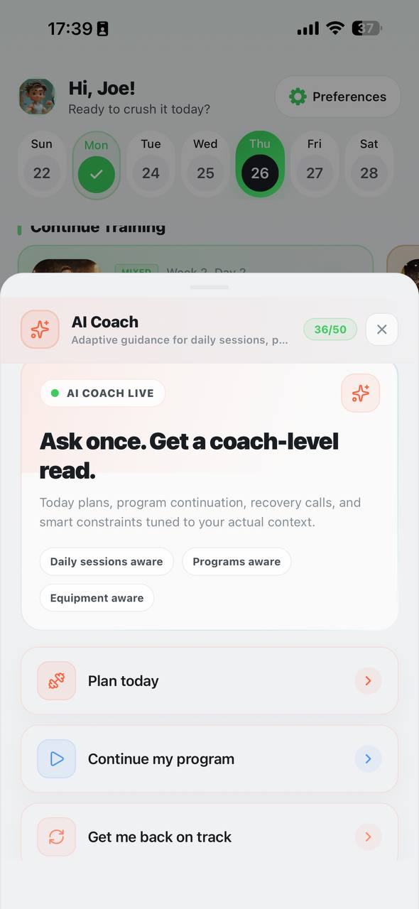 CoreWod AI Coach