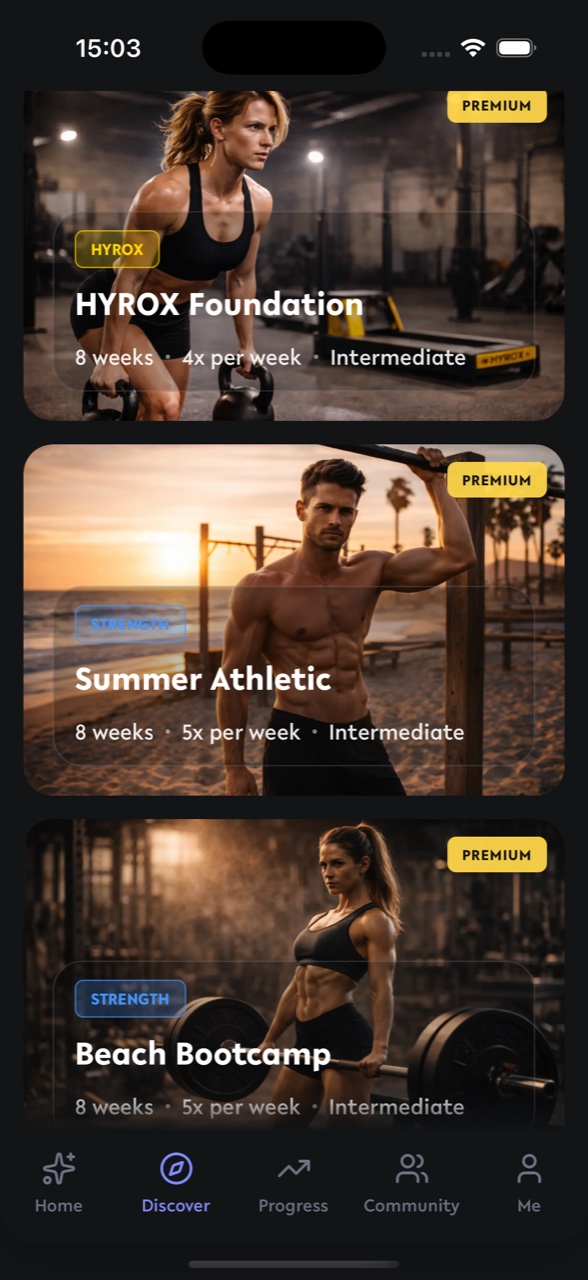 CoreWod Discover Programs